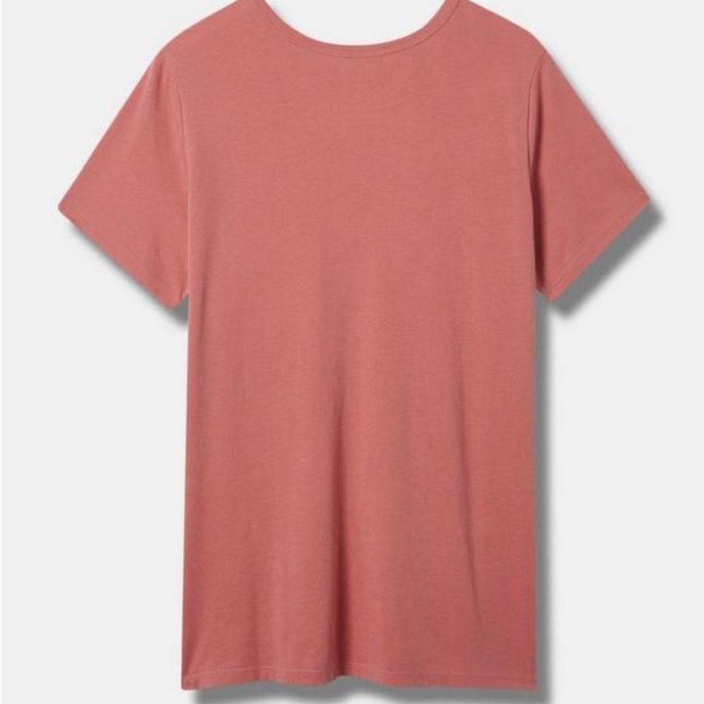Torrid Dusty Rose Everyday Signature Jersey Crew Neck Tee